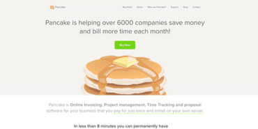 Pancake-app website