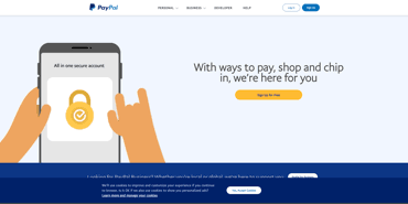 Paypal website